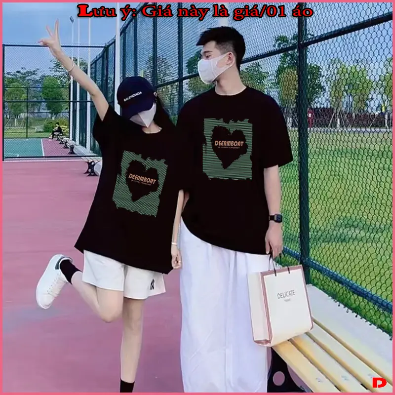 Áo đôi (Giá/01 áo), Áo Phông UNISEX DEAMBOARD nam nữ - Baggy rộng phong cách Hàn Quốc thời trang