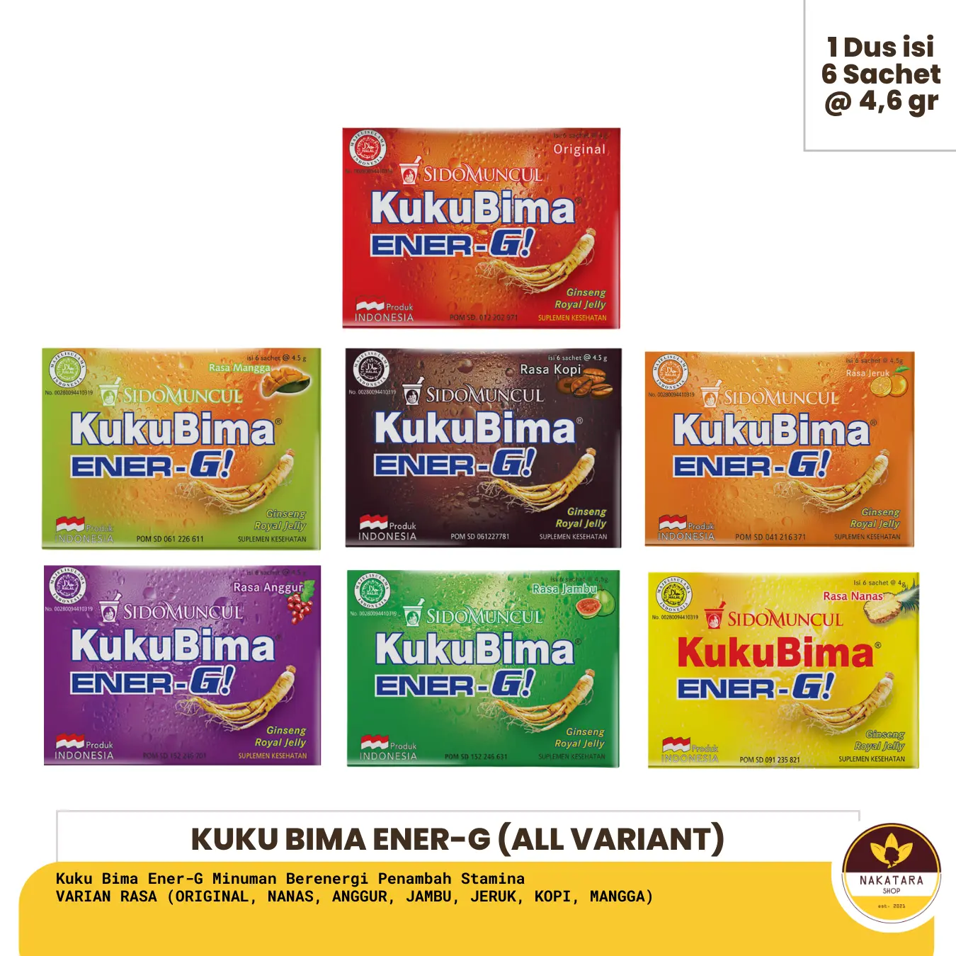Kuku Bima Ener-G ( Ener G) SIDO Muncul ALL VARIANT