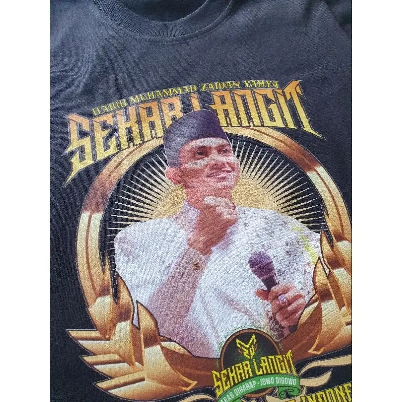 KAOS ANAK MAJELIS SHOLAWAT TERBARU SEKAR LANGIT HABIB ZAIDAN - Baju Sholawat Habib Zaidan Katun 8