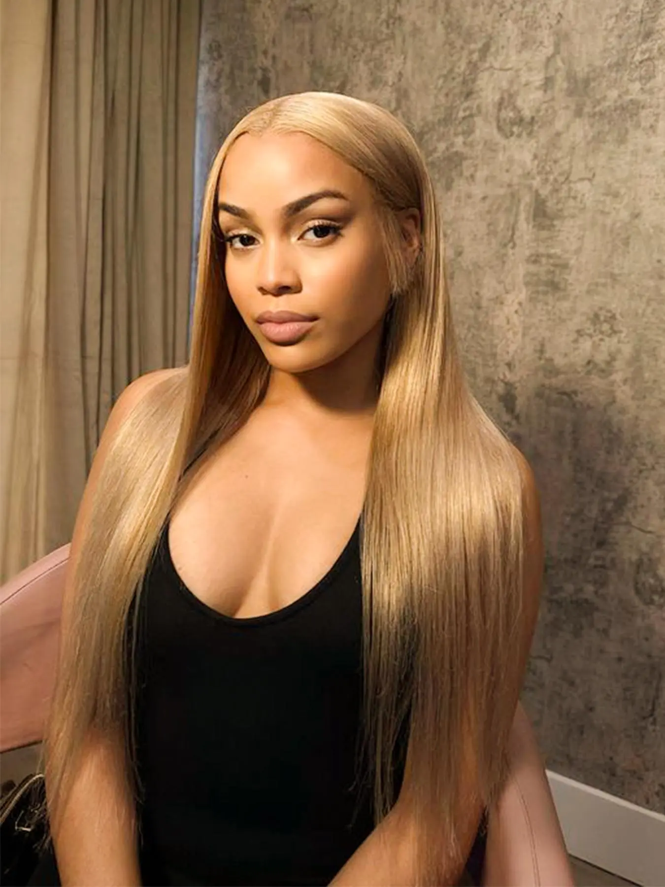 28 Inch Long Straight Wigs for Women, Gorgeous Fluffy Wigs without Bangs, Synthetic Lace Front Wigs for Party, Daily Use Hairstyle Ideas