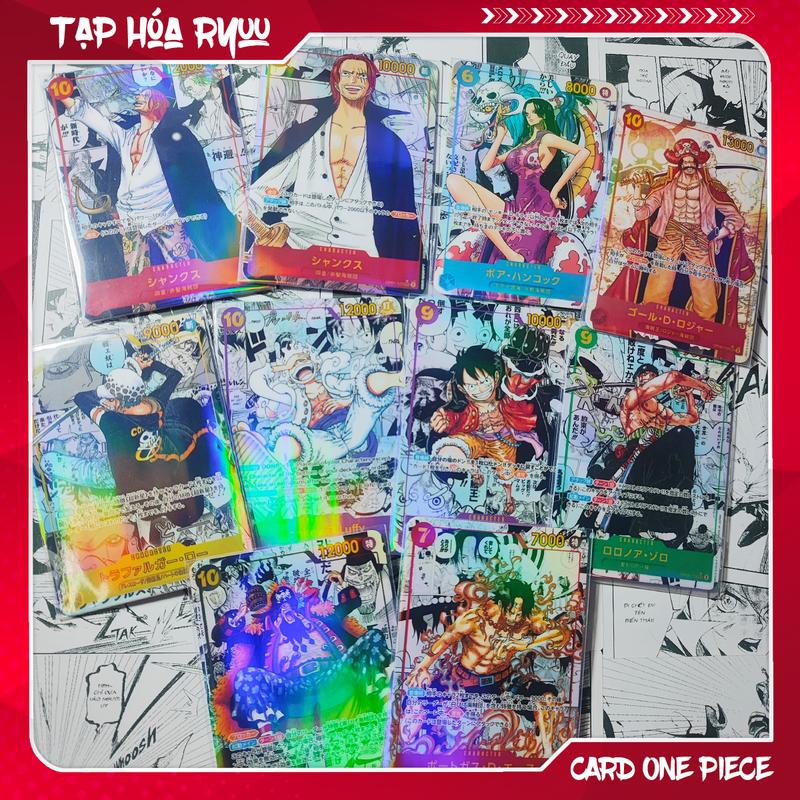 Card Sưu Tầm Thẻ bài One Piece Card Game Manga Rare- Card Anime One Piece - Phong Cách OPCG - Luffy Zoro Law,...