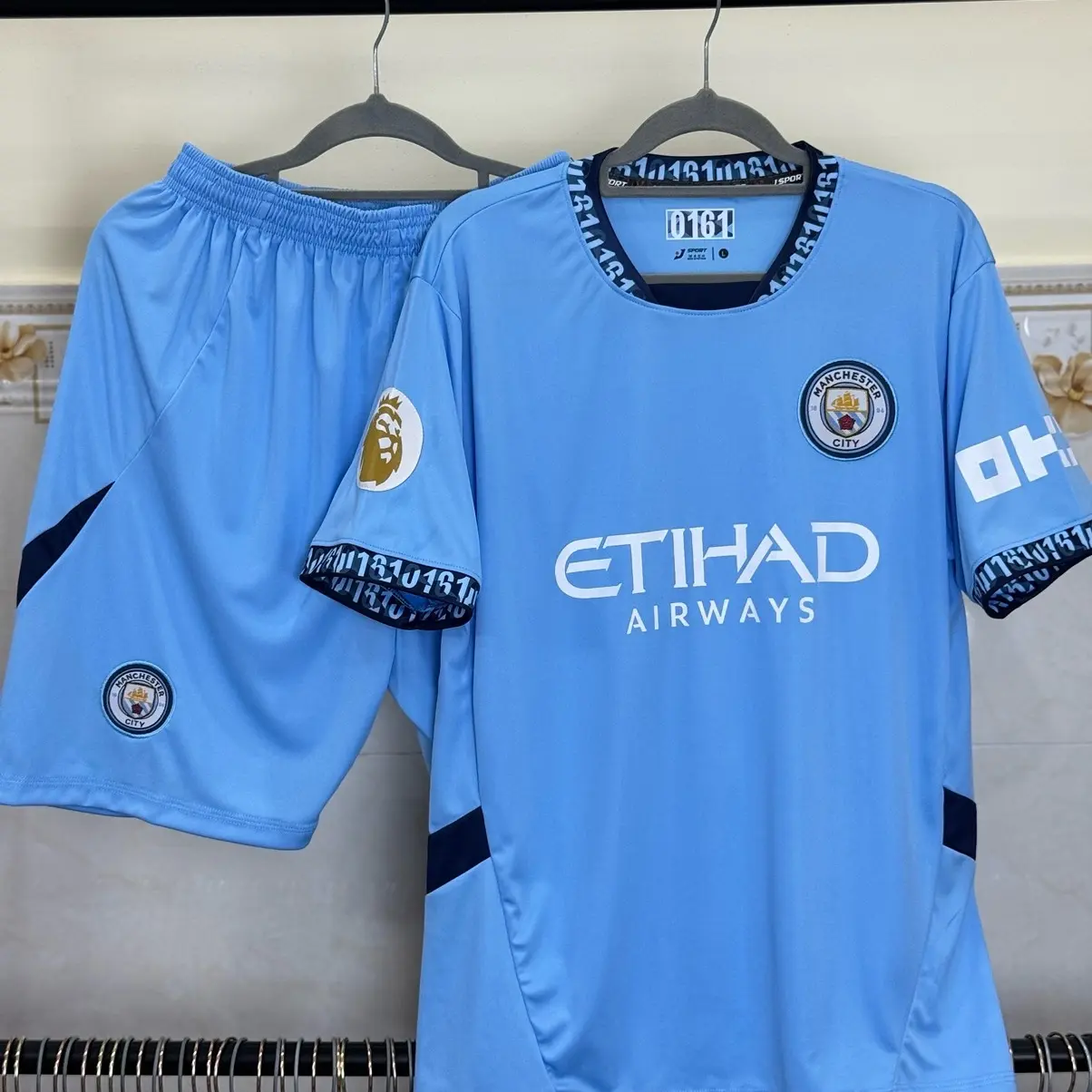 Quần áo bóng đá Thun Lạnh CLB ManCity JS 24/25 Top