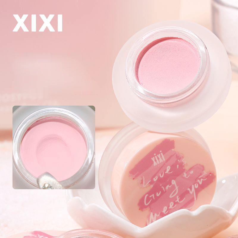  Bảng Phấn Má Hồng XIXI Đất Sét Đơn Sắc Dạng Kem Màu Nude Làm Sáng Da Trang Điểm Tự Nhiên 4 Màu Lâu Trôi Kuromi.cosmetics Mỹ Phẩm Nữ máhồng kem 