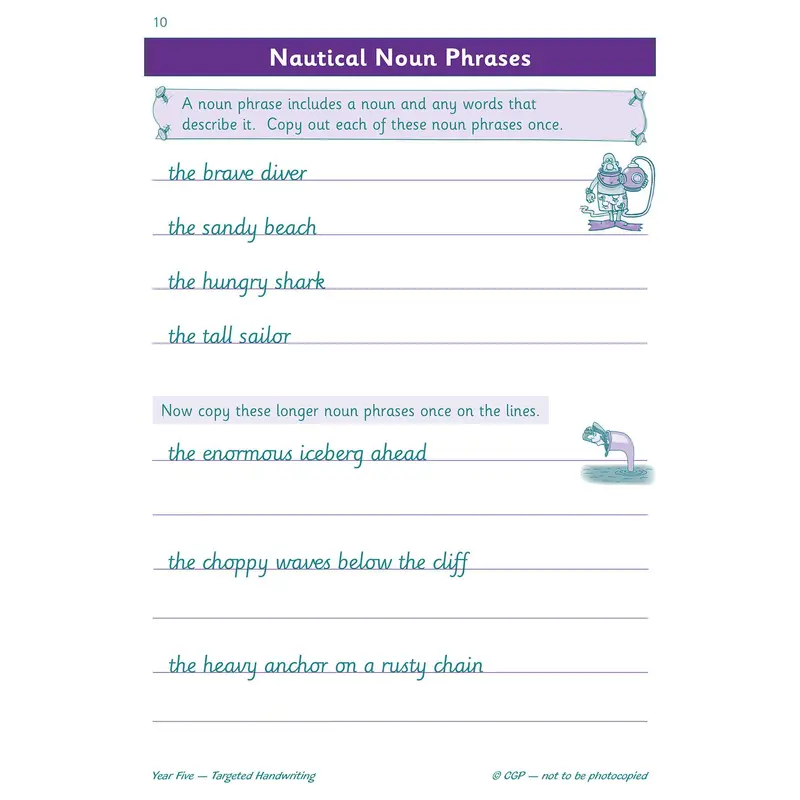KS2 English Targeted Practice Book: Handwriting - Year 5 4