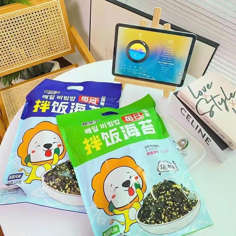 Combo 2 Gói < Tặng Kẹo> Rong Biển Sư Tử Trộn Cơm Gói 128g - Chính Hãng - Chipfood