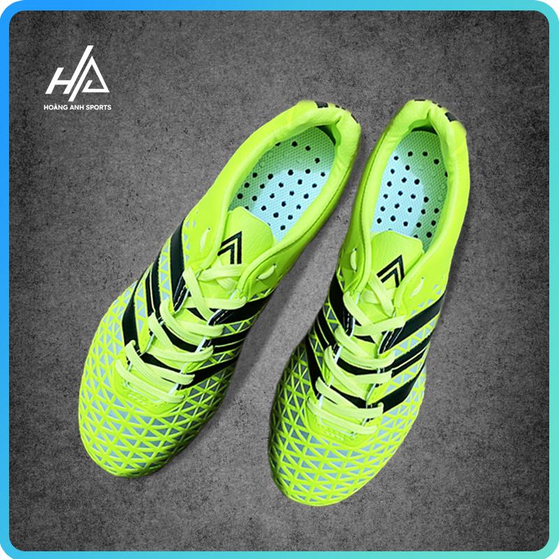 Giày Đá Bóng, Đá Banh Sport ACE, Sneaker Ba Sọc Loại 1, Đế Thấp Sân Cỏ Nhân Tạo, Cổ Thấp