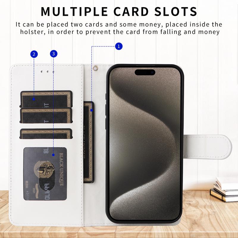 Bao Da Điện Thoại, Dành Cho Apple iPhone 11 12 13 Pro Max 6 6S 7 8 Plus X XR XS Max SE 2020 2022, Có Dây Đeo Tay, Chân Đế Đỡ, Khe Cắm Thẻ, Vỏ Điện Thoại 2