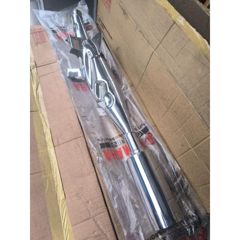 Knalpot Yamaha Fiz-R Fizr Asli Original Chrome NOS New Old Stok - Motorcycle 1