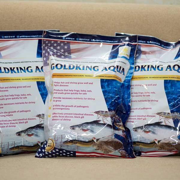 Product Introduction of Combo 2 gói GOLDKING AQUA 100g ( dùng thử) siêu tăng trưởng trong nuôi trồng thủy sản (dùng cho cá, tôm, baba, cá chạch, ếch, lươn, cá sấu, ốc 2