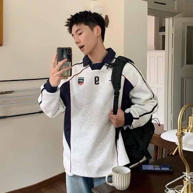 Áo sweater số 9 form rộng nỉ 2 da màu XÁM TIÊU unisex nam nữ  Áo thun tay dài Jaystoree