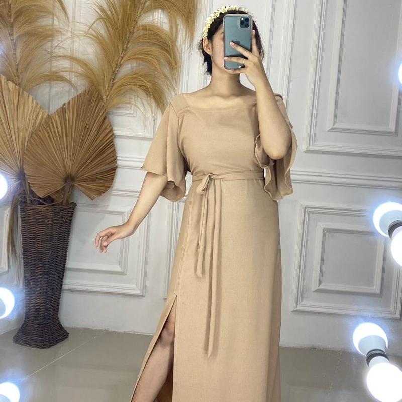 Long Dress Cringkle Kayara 1