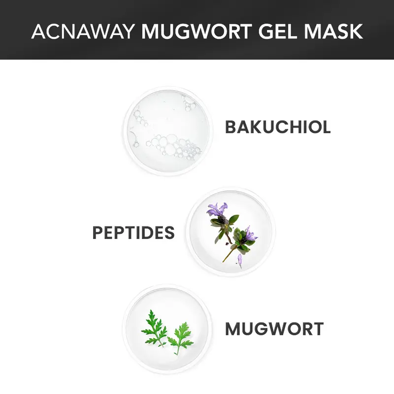 ACNAWAY Mugwort Gel Mask Anti Pores Masker Gel Masker Mugwort Wash off mask [BPOM] 2