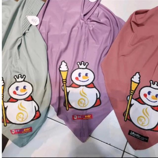 Product Introduction of (50rb DAPAT 4 PCS) HIJAB ANAK MIXUE BISA RIQUES WARNA 1