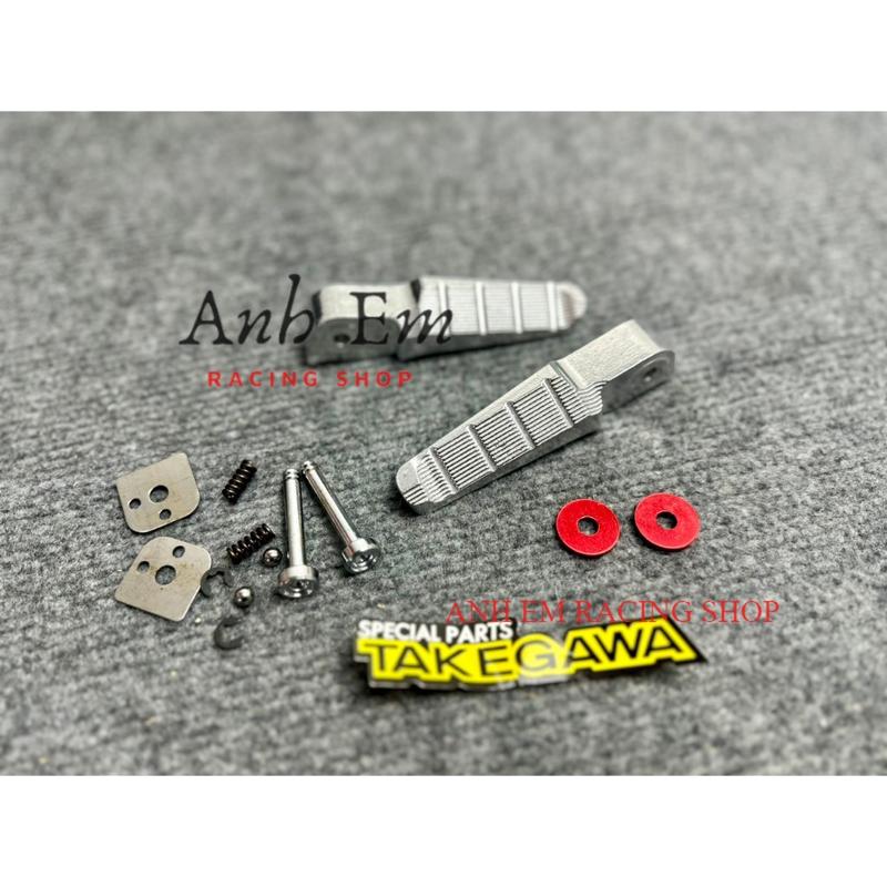 Gác Chân nhôm đúc MS1 Takegawa HONDA YAMAHA Nhôm Đúc TẶNG CỐT LONG ĐỀN Phụ Kiện Phụ Tùng