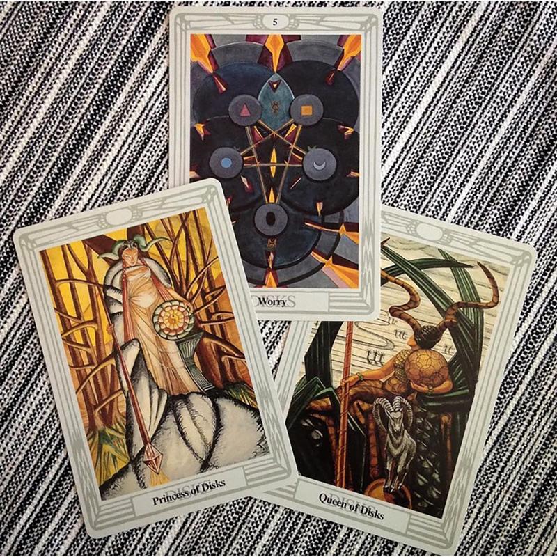 Bộ Bài Tarot Cleister Crowley Thoth Tarot Tặng Đá Thanh Tẩy 2