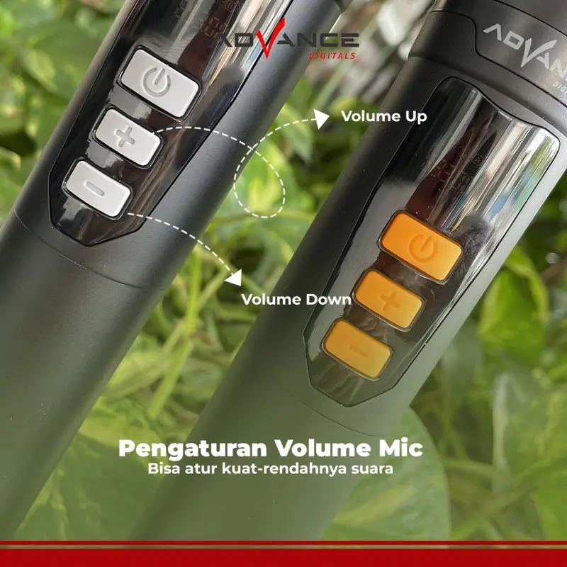 Advance MIC-208 Double Profesional WIreless Microphone - Garansi 1 Tahun 2
