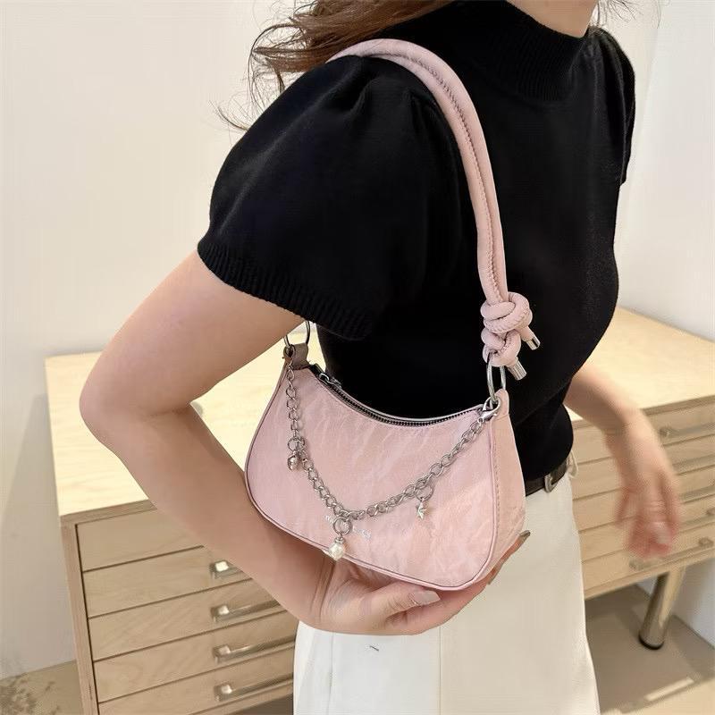 Product Introduction of Túi Xách Da Nhung  Xích Dây Kẹp Nách Đeo Chéo Hàn Quốc Bag Nữ 9