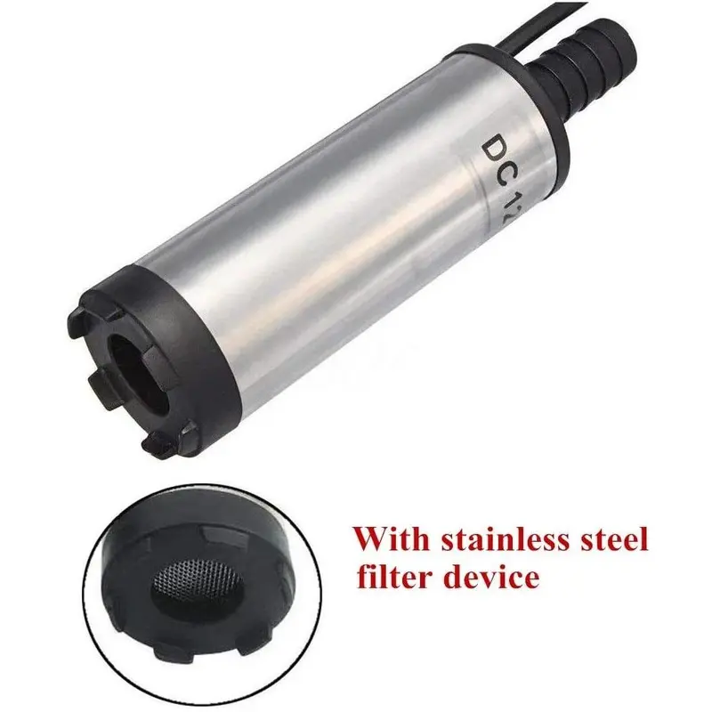Electric Fuel Transfer Pump, 12V Electric Fuel Transfer Pump, Car Fuel Transfer Pump, Suitable for Diesel Pump, Automotive & Motorcycle Repair Tool, Heavy Duty, Parts 2
