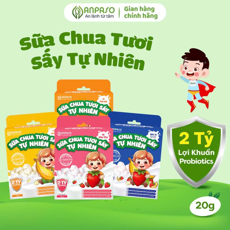 Sữa chua sấy Anpaso dâu 20g