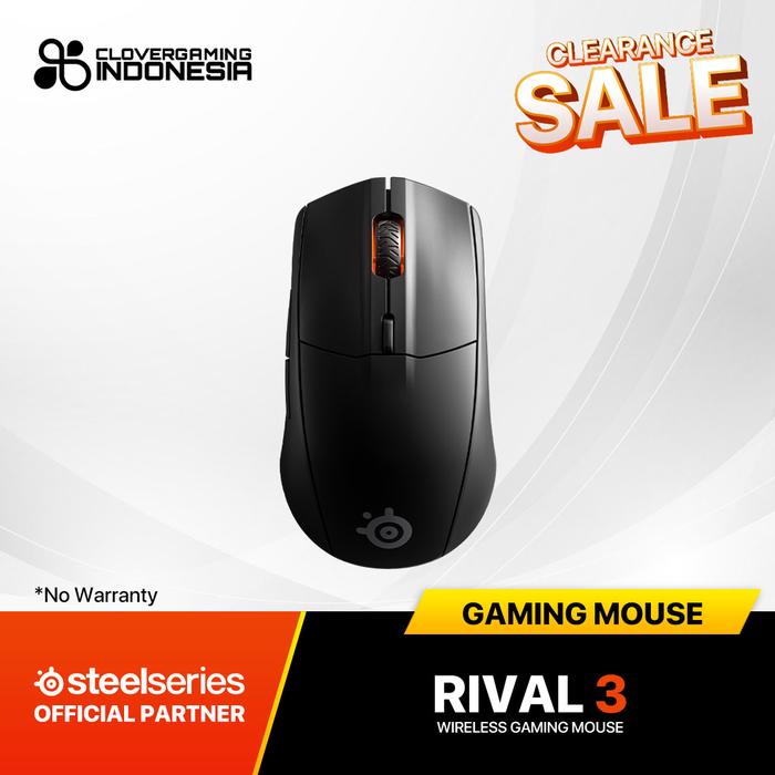 Gambar Steelseries Rival 3 Wireless TrueMove Air Sensor Gaming Mouse dari Clover Gaming Indonesia Kota Bandung Tokopedia