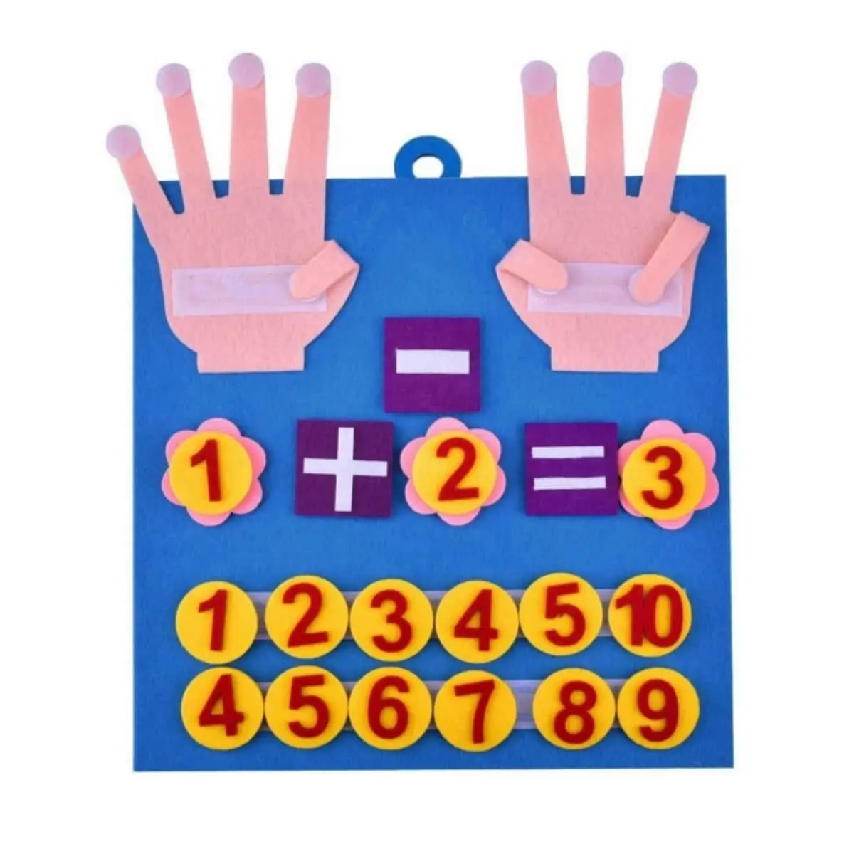 Felt Number Board for Children, Creative Number Counting Learning Board, DIY Educational Toy for Children, Christmas Gift