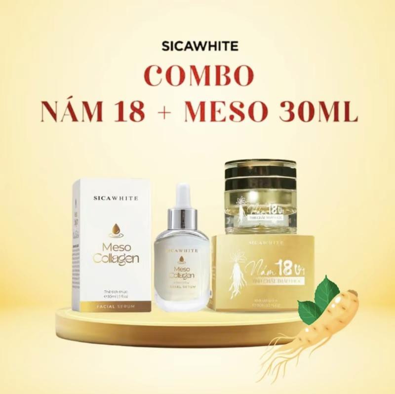 COMBO KEM NÁM 18 VỊ THẢO MỘC VÀ SERUM MESO 30ML