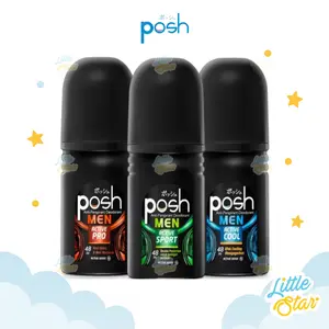 Posh Men Anti Perspirant Deodorant Roll On Pria 50ml Wangi Fresh Anti Bau