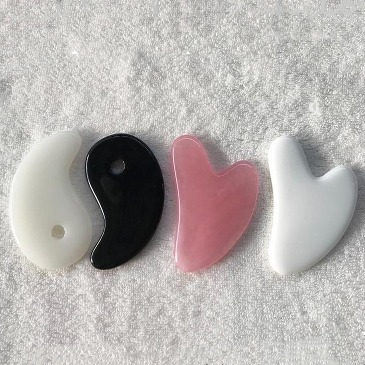 Product Introduction of Beeswax Rose Quartz Jade Roller Guasha Scraping Massage Scraper Face Massager Roller Board Facial Eye Care Gua Sha Tools Skincare Comfort 16