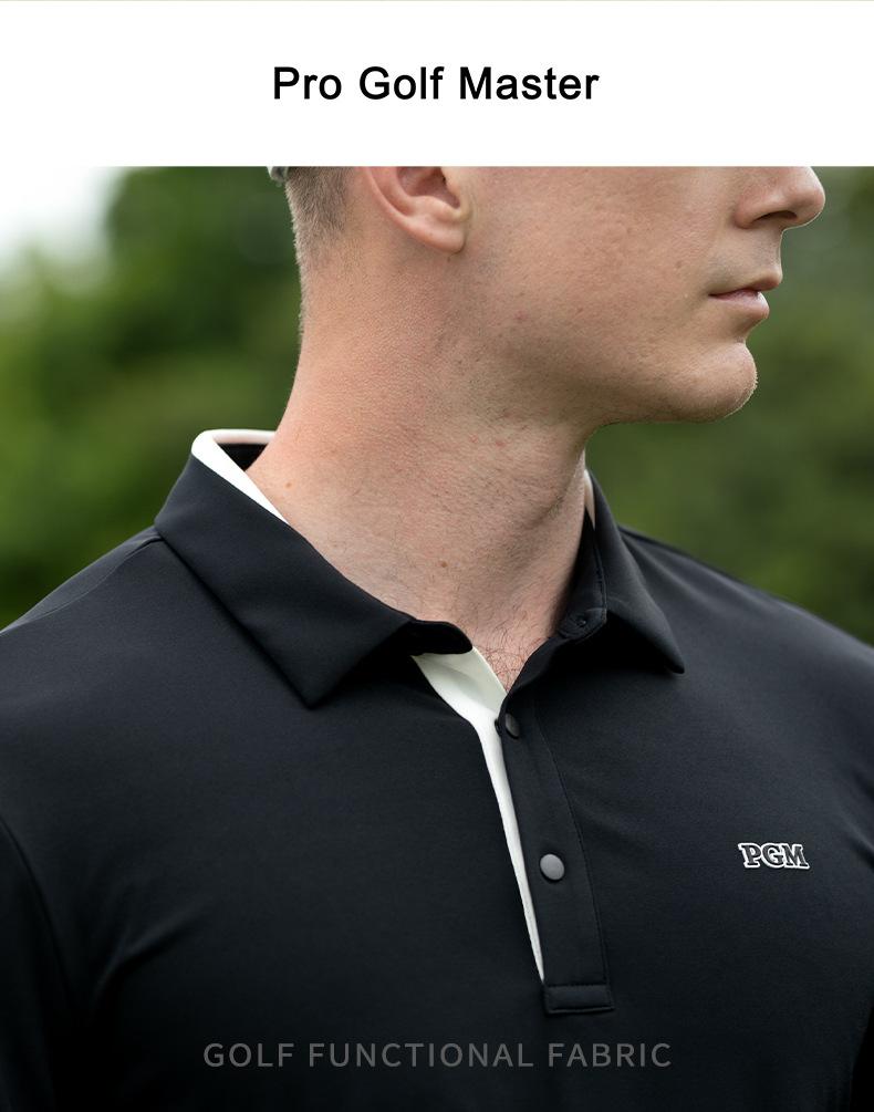Product Introduction of [PGM] Golf Clothing Men's Long-Sleeved T-shirt Autumn and Winter Sports Menswear Clothing Polo Shirt Polo Collar Top Yf629 12