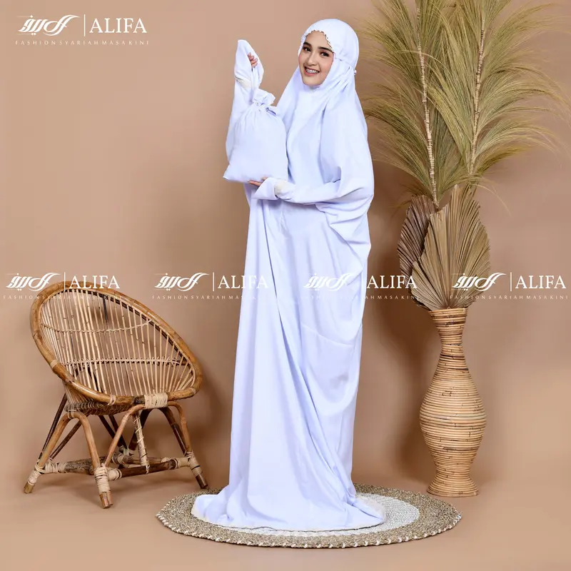 Mukena Terusan Travel Terlaris Dewasa Katun 7