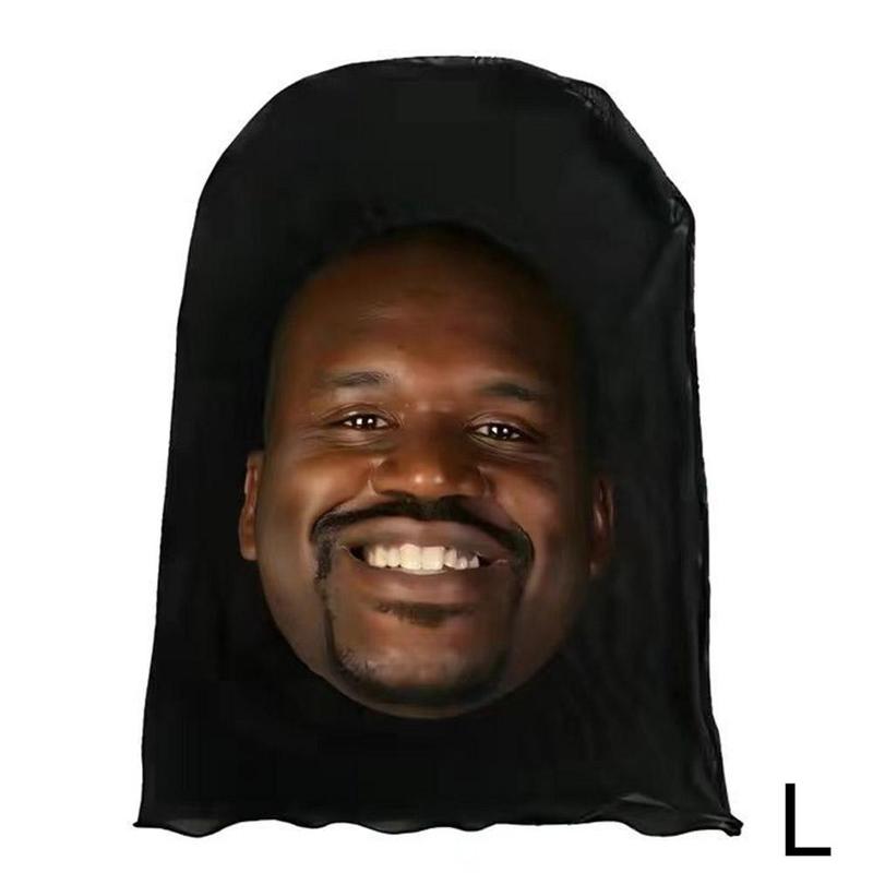 Product Introduction of 3D Printed Seamless Kanye Face Mask Celebrity Face Mask Funny Head Cover Riding Scarf Cosplay Headwear Hip Hop Hood 35