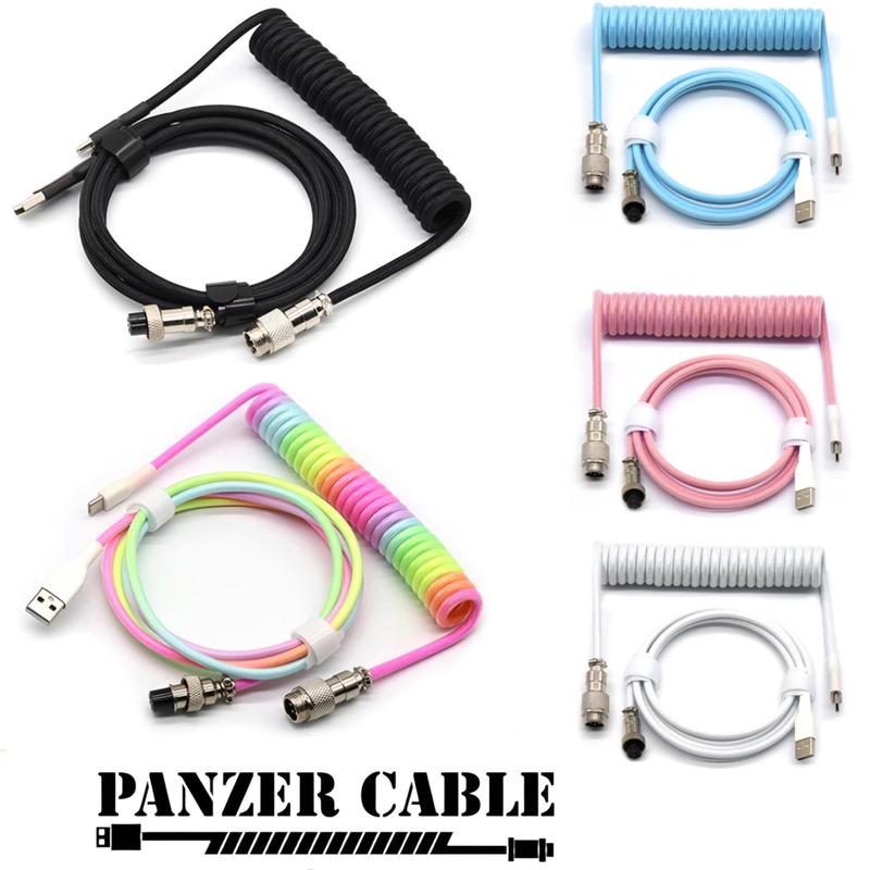 Dây cáp bàn phím cơ type C custom kết nối với máy tính