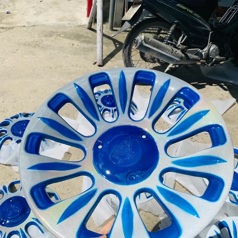 Chụp mâm nhựa xe 5T, 6Tấn- 16in đương kính ngang 46cm GIÁ CHƯA CÓ BASS 4