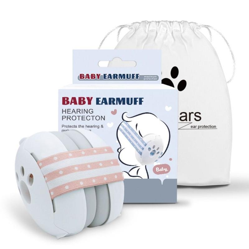 Product Introduction of Comfortable Adjustable Baby Noise Reduction Earmuffs Hearing Protection ABS Noise Cancelling Headphones with Elastic Headband Improves Sleep Infant Ear Muffs for Babies and Toddlers 15
