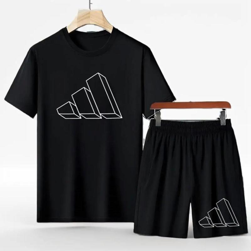 Bộ Quần Áo Nam Tay ngắn 33Kg Đến Bigsize 123Kg chất thun lạnh thể thao co dãn thoáng mát không bai dão Menswear Top Sport Tập Thể Dục Chạy Bộ  Tập Gym