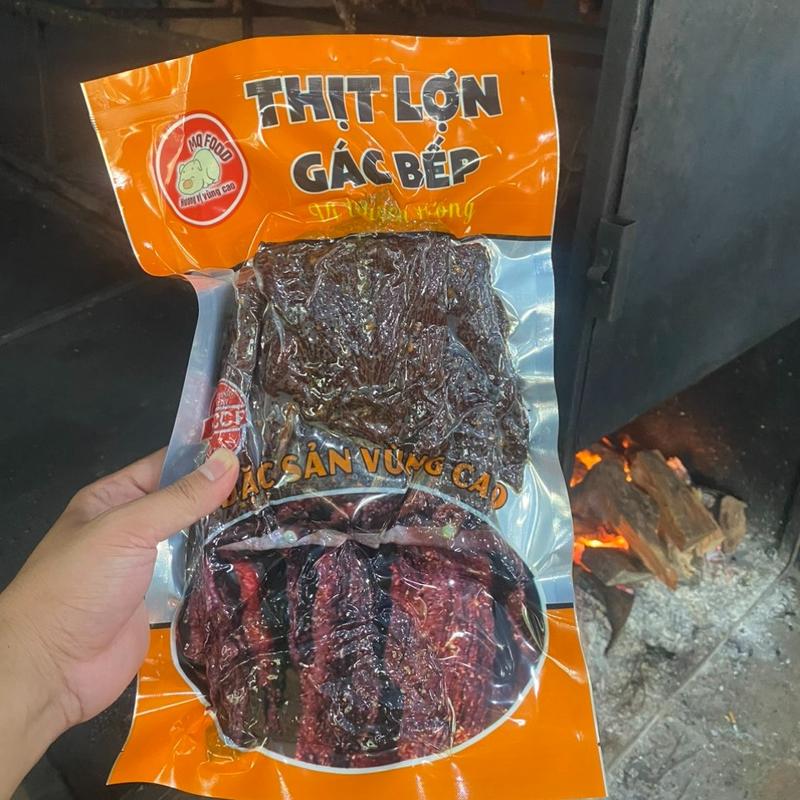 1KG - THỊT LỢN GÁC BẾP HÀ GIANG + KÈM CHẨM CHÉO (2 GÓI) Thức Ăn Food Snack Ăn Vặt 4