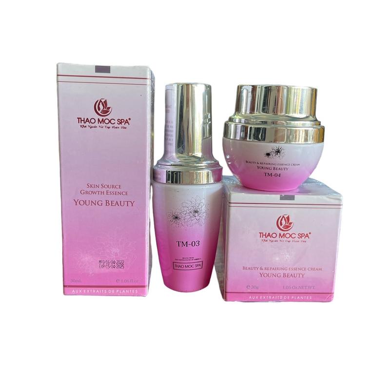 Thảo Mộc Spa.SkiN SOURCE & REPAIRiNG. ComBo Kem (Lớn) Hỗ Trợ Phục Hồi Da