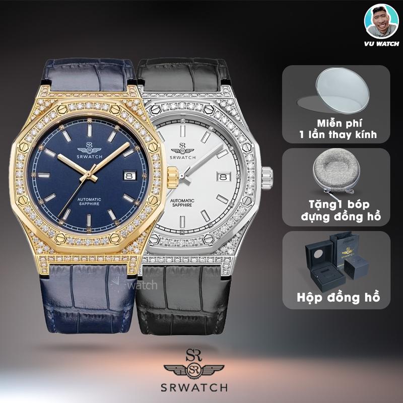 Đồng hồ Cơ Nam SRWATCH  SG99993 |838587| Miễn phí 1 lần thay kính và tặng 1 bóp đựng đồng hồ