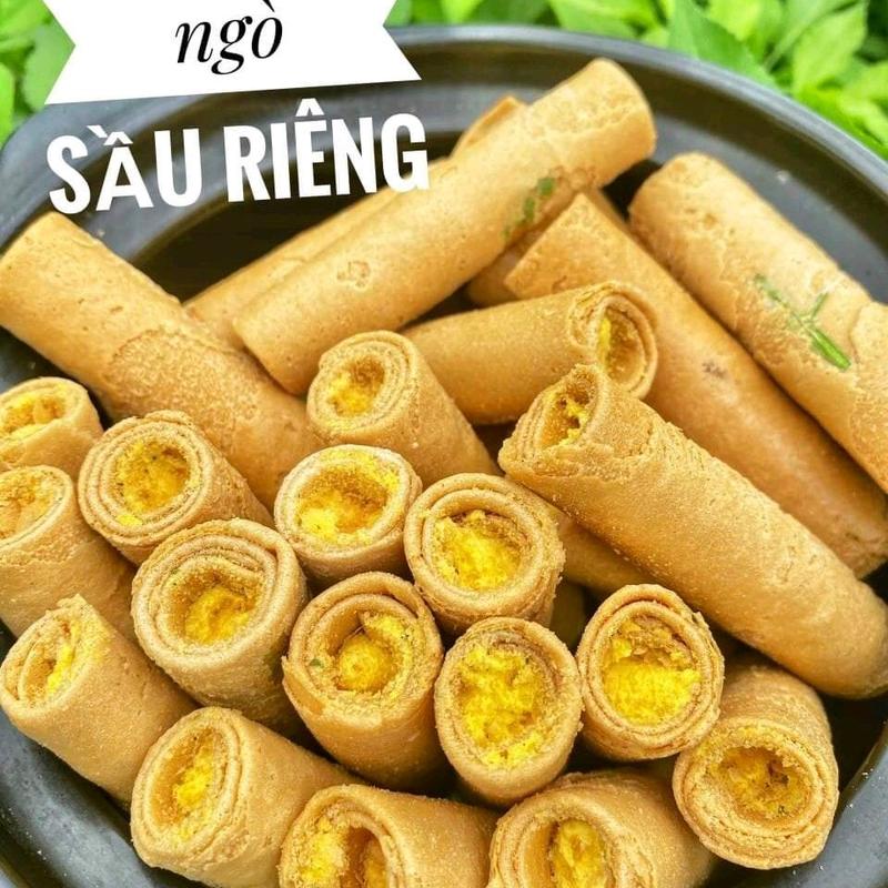 Bánh kẹp ngò nhân kem sầu riêng 500g