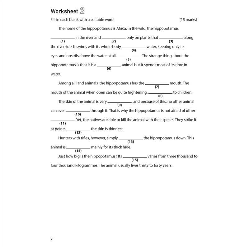 Product Introduction of High Quality 100 English Worksheets Primary 5  Comprehension Cloze | Latest MOE Syllabus Assessment Books 7