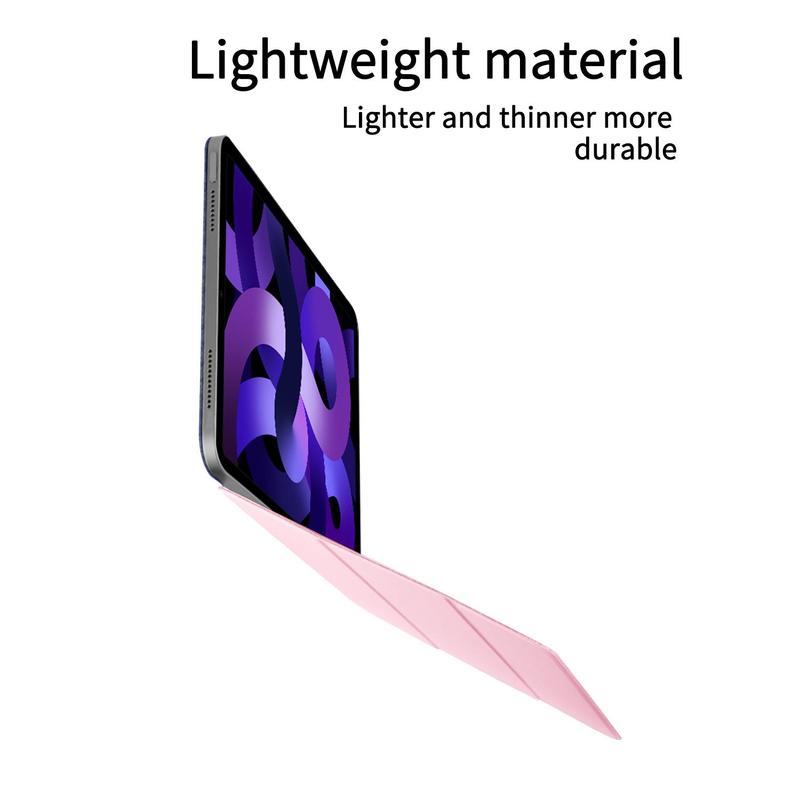Magnetic Tablet Protective Case, 1 Count Solid Color Magnetic Case with Auto Sleep/wake Function, Slim Tablet Cover Cases Compatible with iPad 7