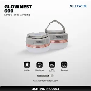 ALLTREK Lampu Tenda GLOWNEST Soft Light Camping Multifungsi