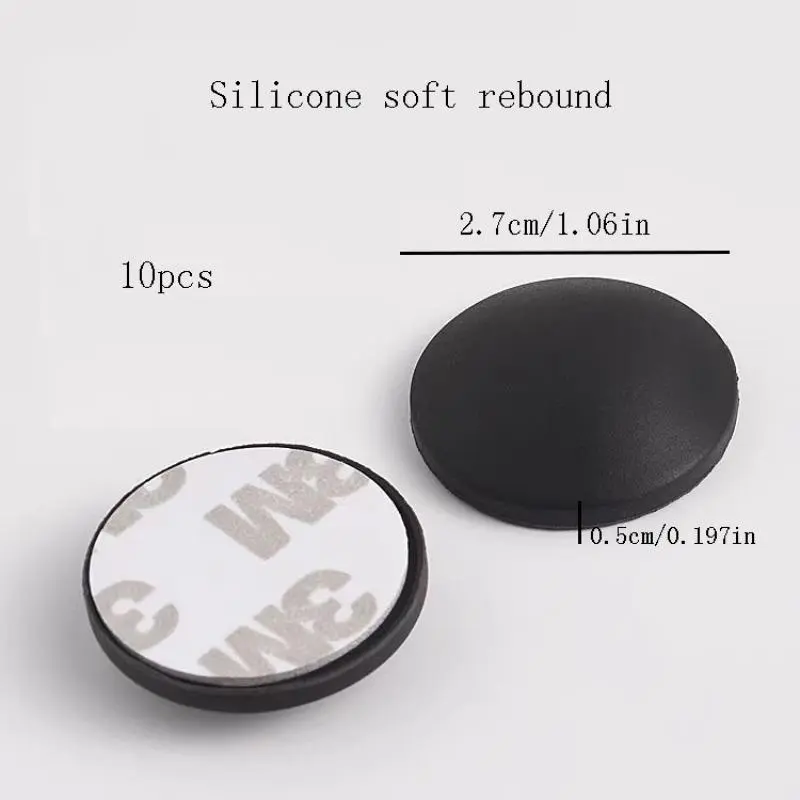 Self-adhesive Silicone Pad, Anti-collision Silicone Pad, Furniture Hardware Suitable for Door, Window, Handle, Bed, Sofa 1