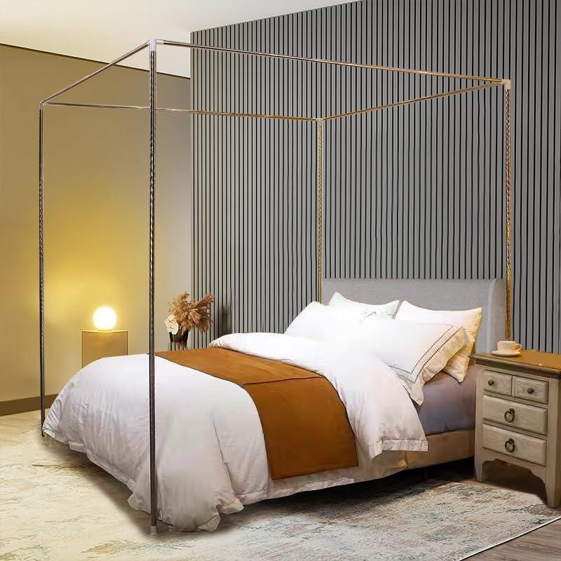 Canopy Bed Netting Stainless Steel Frame/Post Full/Queen Size - TikTok Shop