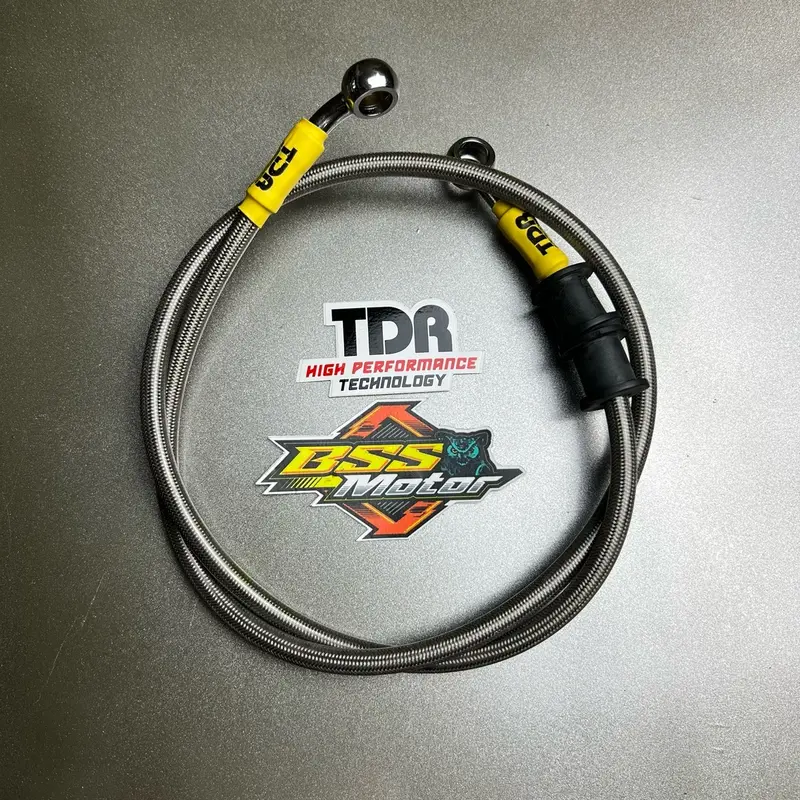 Selang rem Brake Hose Depan TDR Black Carbon Blue Red 35inch 89cm 3