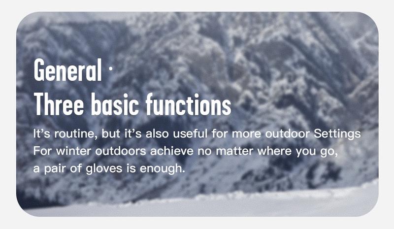 Product Introduction of Cycling Gloves Winter Touch Screen Motorcycle Gloves Outdoor Scooter Windproof Riding Ski Gloves Warm Bike Gloves Black 18