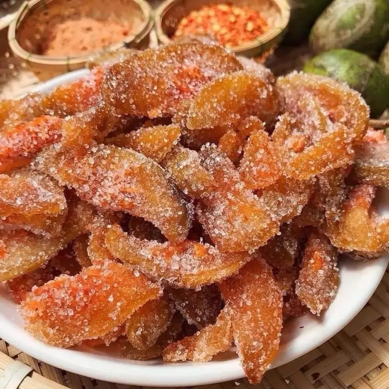 Ô Mai Mứt Cóc Sấy Chanh Muối Ớt Chua Ngọt - Lon 400g - Đồ Ăn Vặt 2
