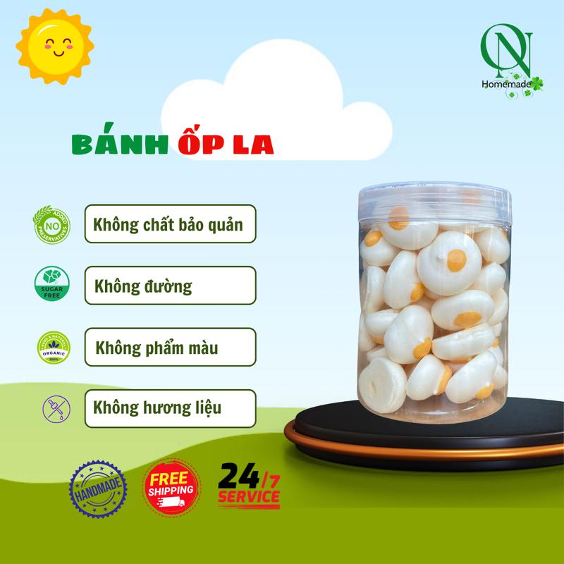 Bánh Cookie SC Tạo Hình Trứng Ốp La Snack Food Ăn Vặt Thức Ăn Bánh Quy 1