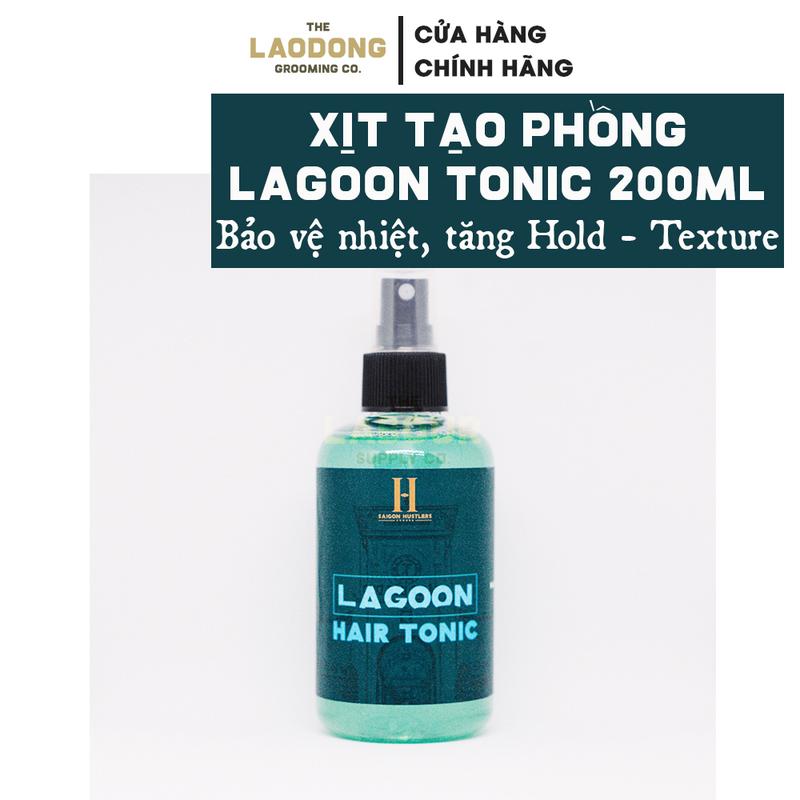 [TẶNG LƯỢC SẤY] Xịt tạo phồng Saigon Hustlers Pre Styling Lagoon Hair Tonic 200ml Pomade