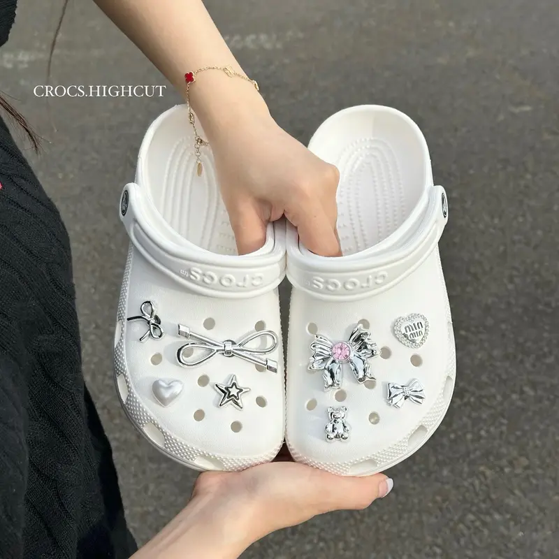Set sticker Nơ Xinh phối cùng dép sục, Cờ Rốc ( Không có dép) 1